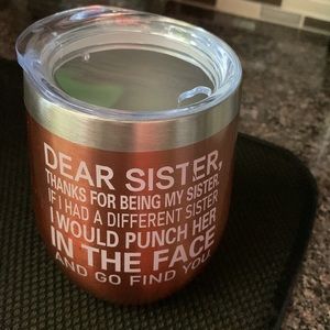🔵 Sister Wine tumbler